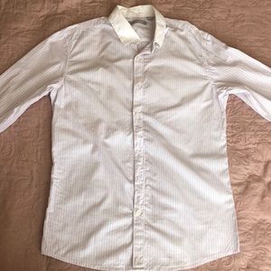 Men’s White Button Down